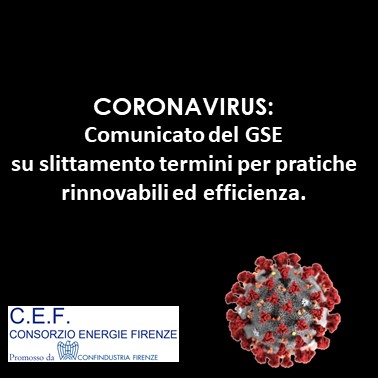 CORONAVIRUS_GSE_FER.Efficienza
